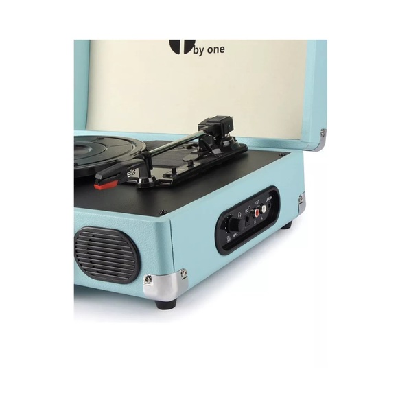 Vintage Blue Turntable/ Vinyl Record Player. - Picture 5 of 9